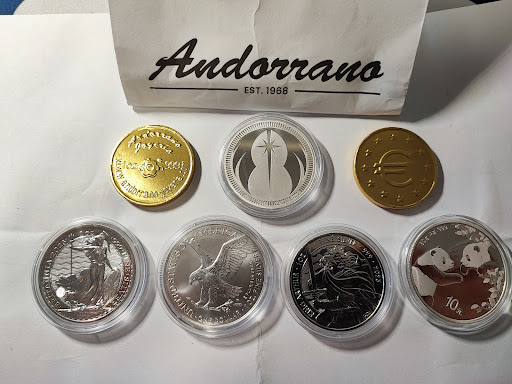Andorrano Joyeria - Compra-Venta de Oro, Plata y Platino. Monedas y Lingotes