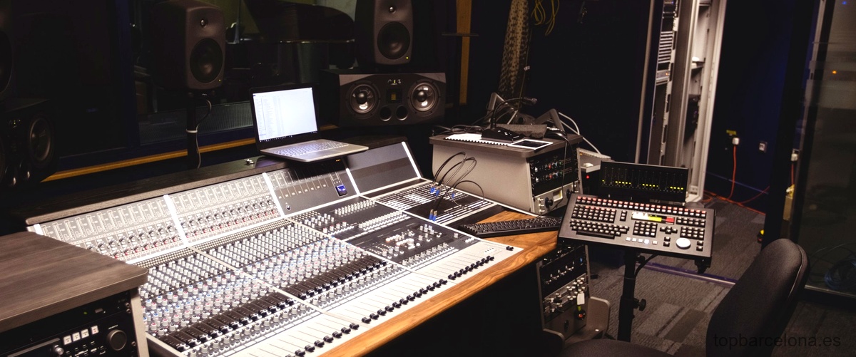 ¿Cuáles son los servicios que se ofrecen en un estudio de grabación?