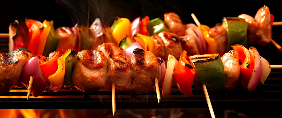 Los diferentes tipos de carnes y pescados que se pueden encontrar en un restaurante de barbacoa japonesa en Barcelona