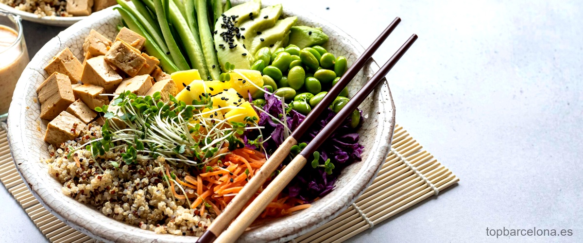 Los ingredientes japoneses más utilizados en la cocina vegana de Barcelona