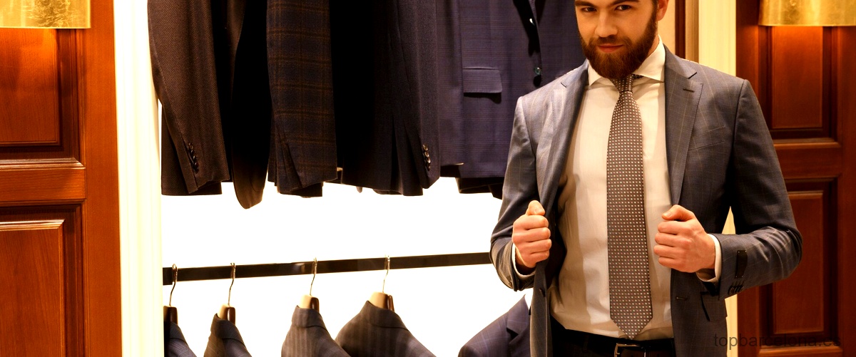 Precios medios de las prendas de vestir para hombres en las tiendas de Barcelona